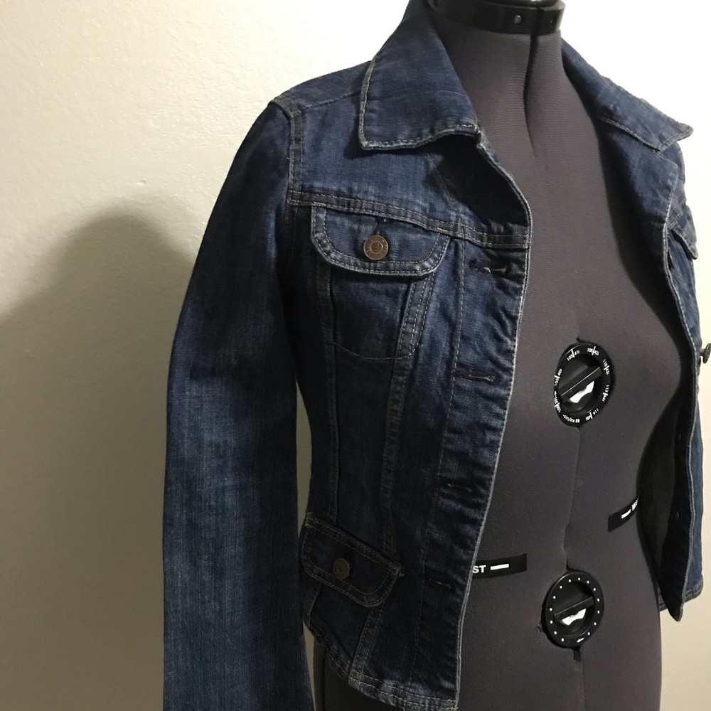 Bitten Y2K Denim Jacket by Sarah Jessica Parker Women’s Sz Small